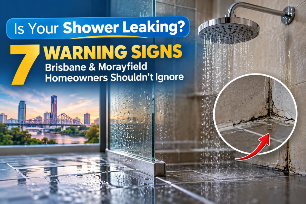 Is Your Shower Leaking? 7 Warning Signs Brisbane & Morayfield Homeowners Shouldn’t Ignore